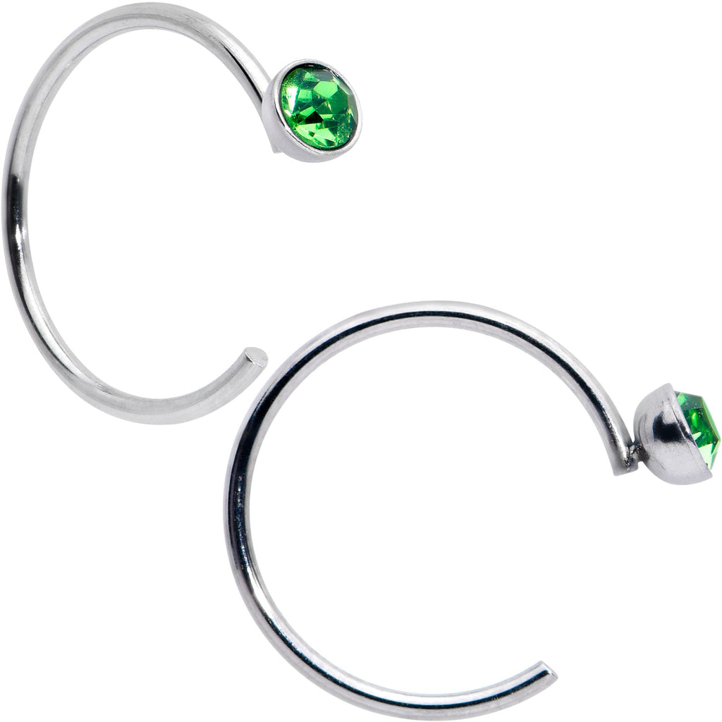 BodyCandy 20G 5/16 Nose Hoop Gem Faux Opal Pack Dynasty Nose Ring Set of 6 — lifestyle context