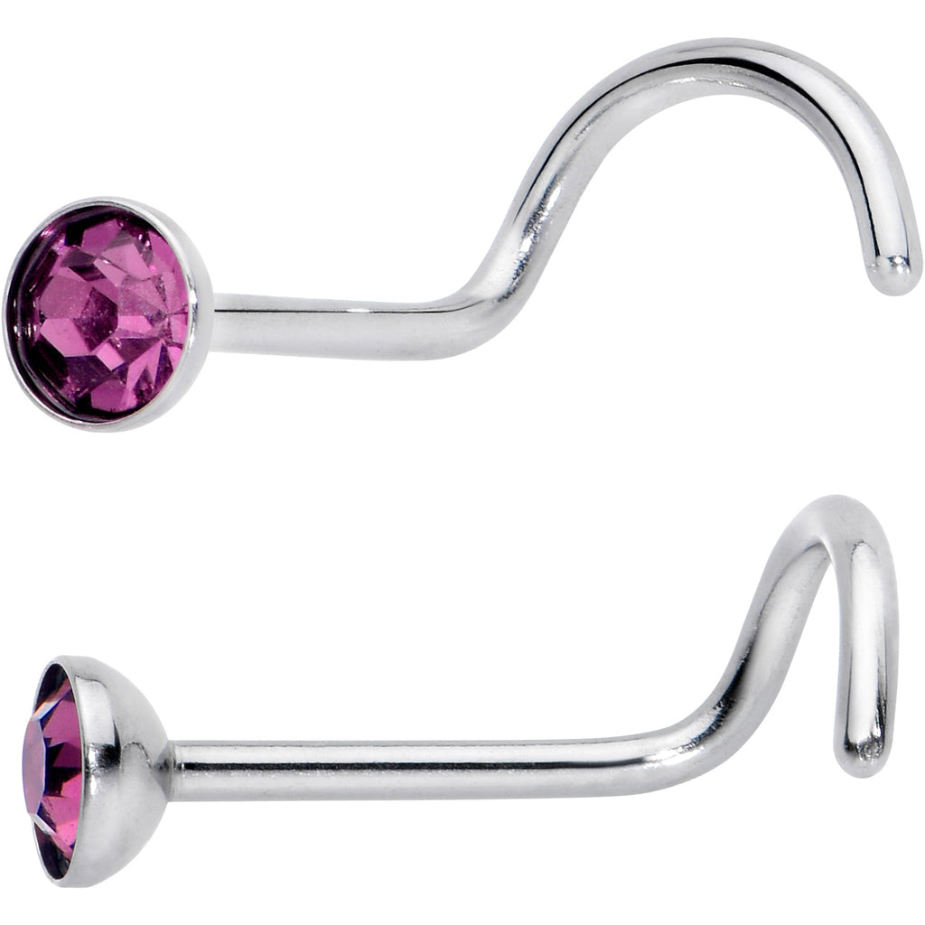 BodyCandy 20G Nose Screw Gem Faux Opal Pack Classy Nose Ring Set of 6 — lifestyle context