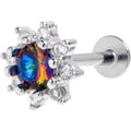 BodyCandy 16G 5/16 Vitrail Clear Gem Baroque Sun Labret Monroe Tragus — main product shot