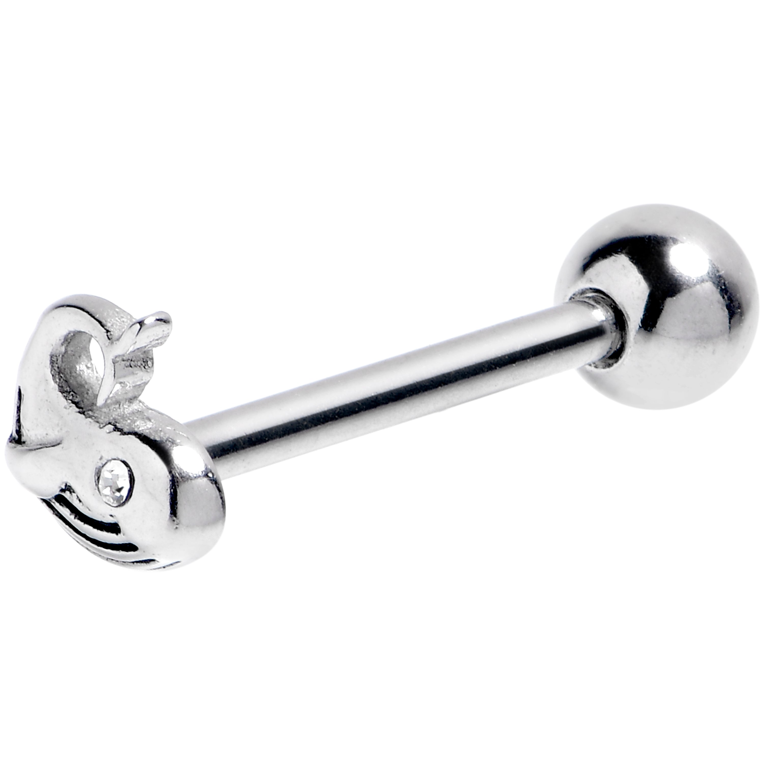 BodyCandy Nifty Nautical Whale Barbell Tongue Ring — main product shot