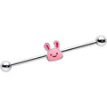 BodyCandy 14G Kawaii Cutie Easter Bunny Industrial Barbell 38mm — main product shot