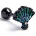BodyCandy 16G 1/4 Serenity Ocean Magic Sea Shells Cartilage Helix Conch Earring — main product shot