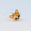 BodyCandy 16G 5/16 Puppy Dog Brown PTFE Bioplast Labret Monroe Tragus — main product shot