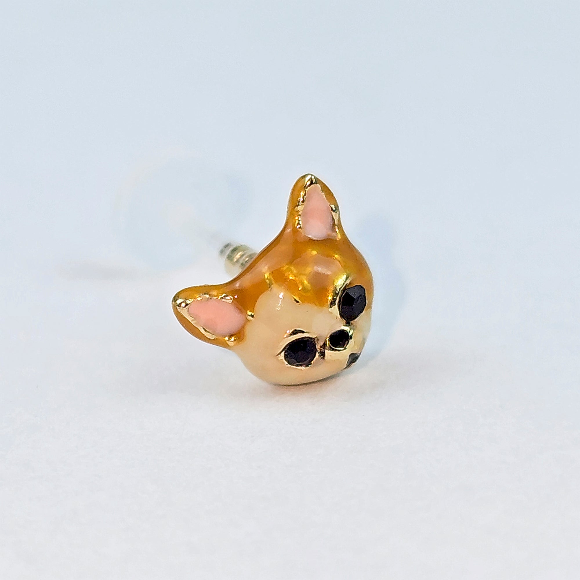 BodyCandy 16G 5/16 Puppy Dog Brown PTFE Bioplast Labret Monroe Tragus — main product shot