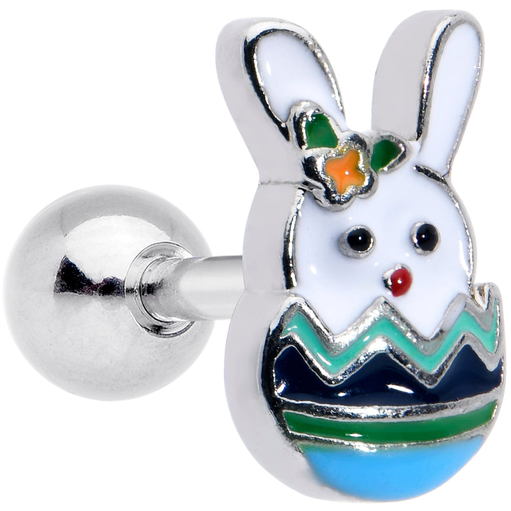 BodyCandy 16G 1/4 Easter Egg Bunny Cartilage Tragus Earring — main product shot