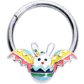 BodyCandy 16G 3/8 Easter Egg Bunny Hinged Segment Ring — main product shot