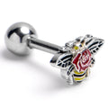 BodyCandy 16G Buzzing Bee Rose Flower Cartilage Earring — main product shot