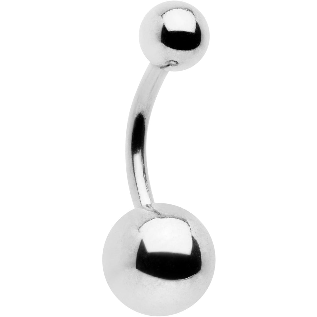 BodyCandy Clear Yellow Gem Gold Tone Bee Flower Belly Ring Set of 4 — back view