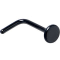 BodyCandy 20G 1/4 Black ASTM F-136 Implant Grade Titanium 3mm Disc End L Shape Nose Ring — main product shot