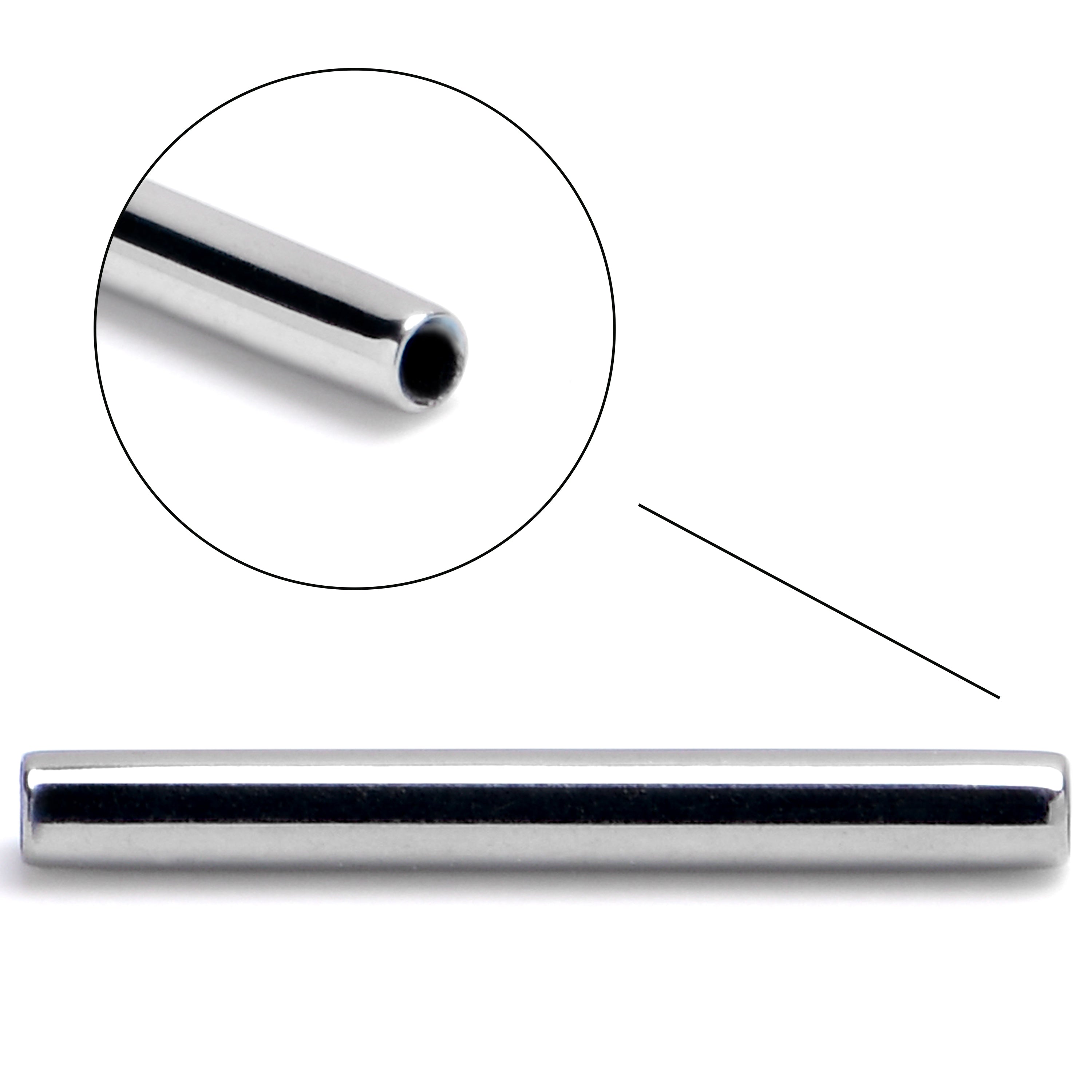 BodyCandy 16G 3/8 ASTM F-136 Implant Grade Titanium Threadless Replacement Barbell — main product shot
