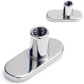 BodyCandy 14G 2.5mm Rise No Hole Implant Grade Titanium Dermal Anchor Base — main product shot