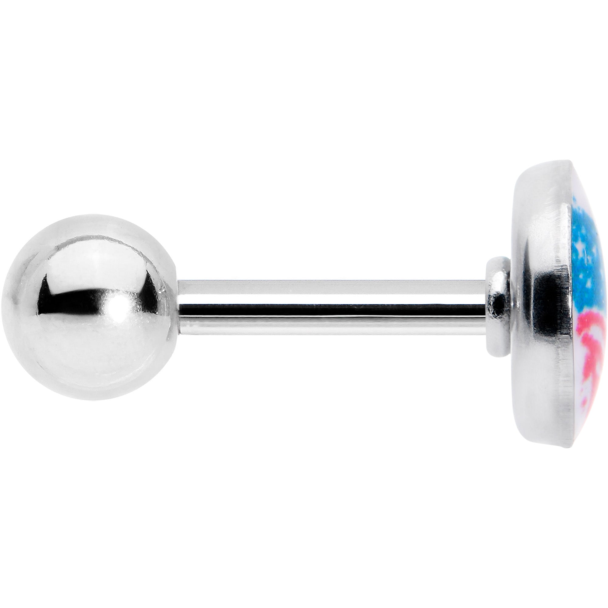 BodyCandy 16G 1/4 Heart Flag Patriotic Cartilage Tragus Earring — lifestyle context