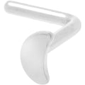 BodyCandy 20G 1/4 ASTM F-136 Implant Grade Titanium Moon End L Shape Nose Ring — main product shot