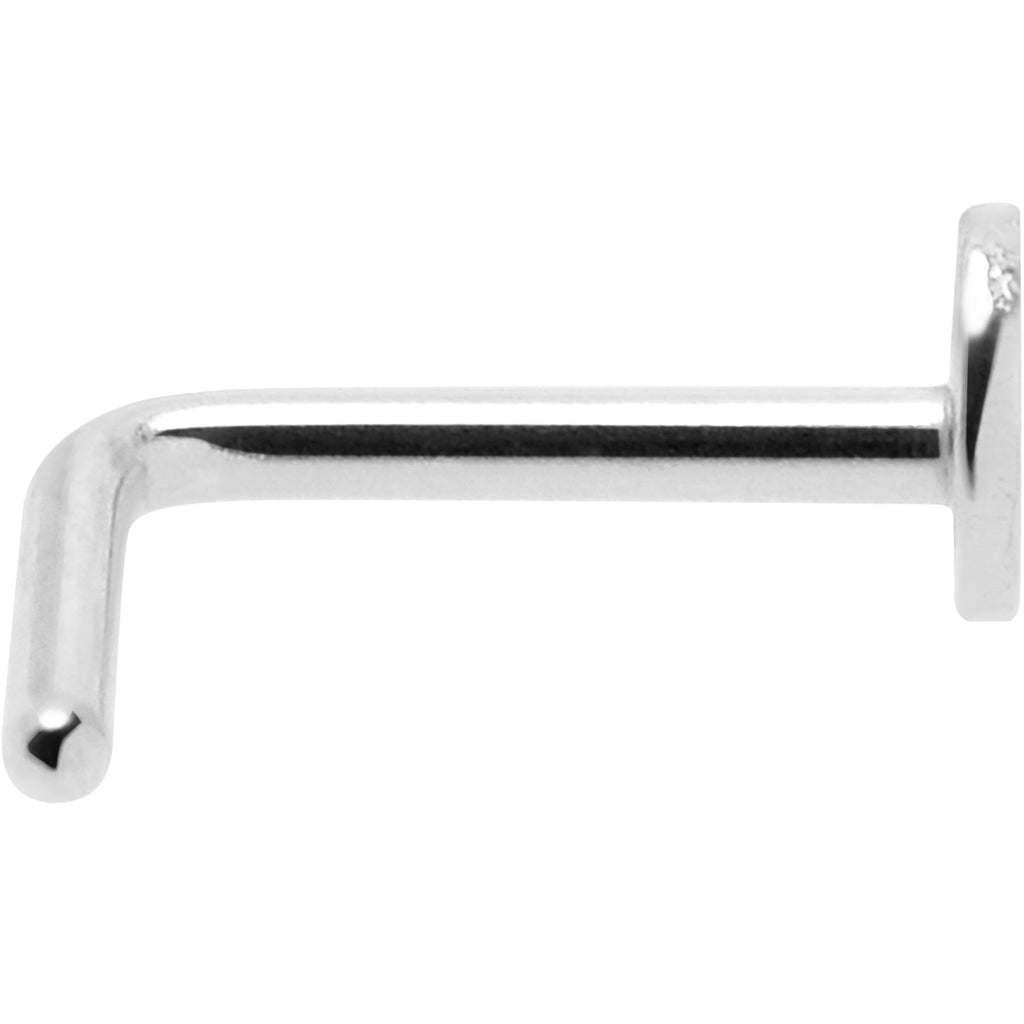 BodyCandy 20G 1/4 ASTM F-136 Implant Grade Titanium Moon End L Shape Nose Ring — lifestyle context