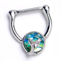BodyCandy 16G 3/8 Mermaid Blue Scale Tail Cartilage Clicker — main product shot
