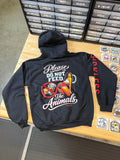 Luckless Outfitters Please Do Not Feed The Animals Hoodie — lifestyle context