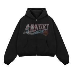 Basketball Cropped Boxy Zip Up Hoodie Unisex 380 GSM Cotton Ideal For Athleisure