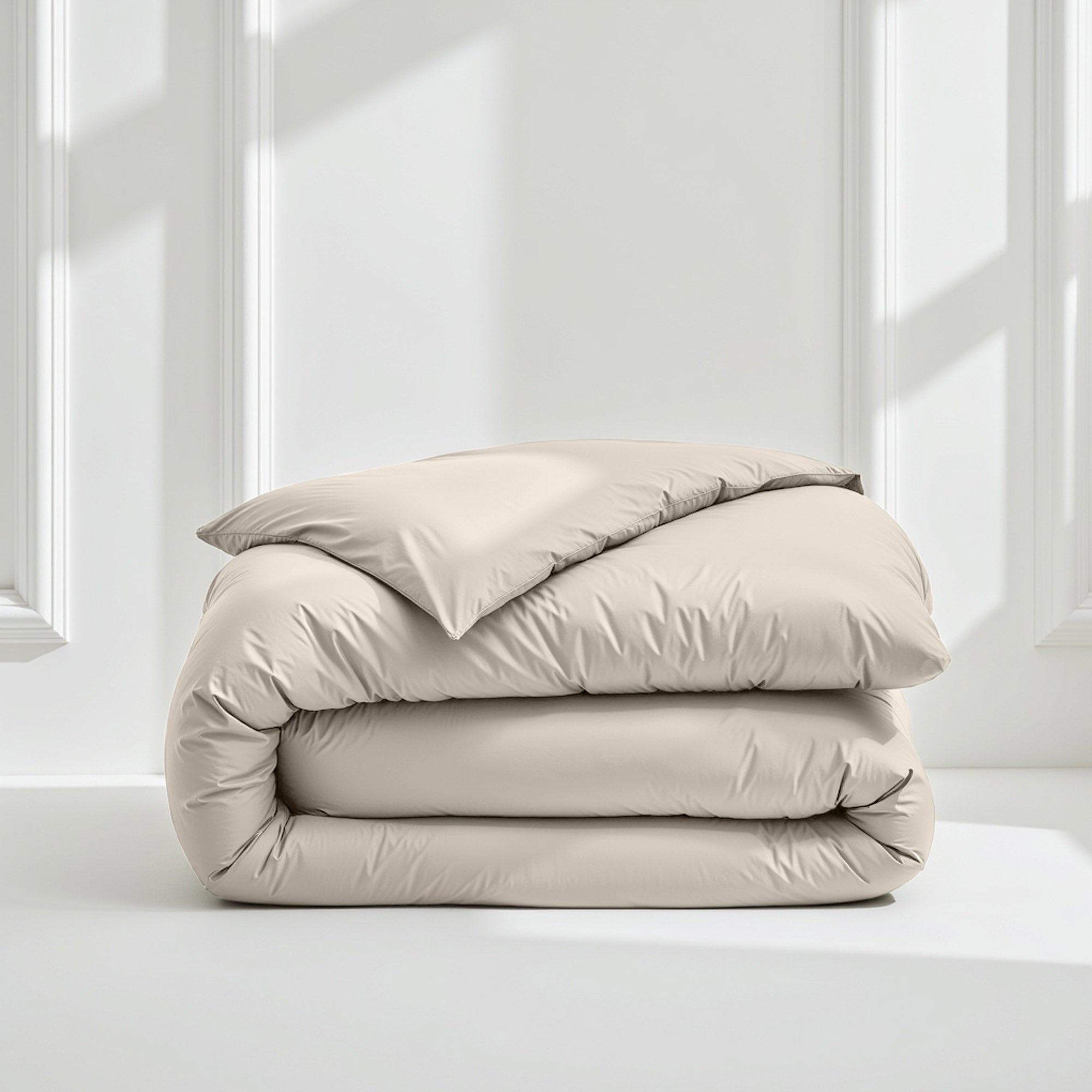 Italic Luxe Australian Sateen Duvet Cover — flat-lay composition