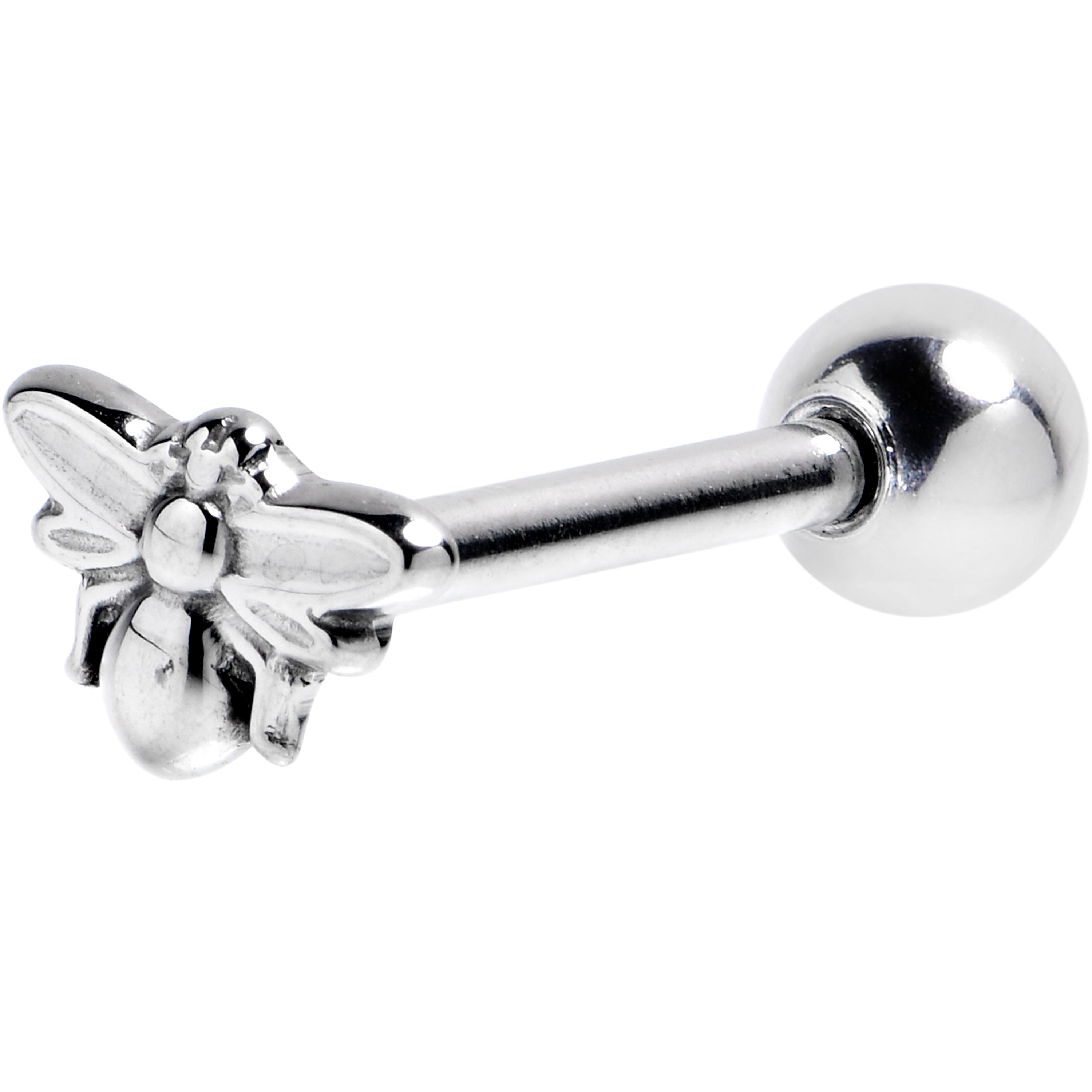 BodyCandy Simply Style Bee Barbell Tongue Ring — main product shot