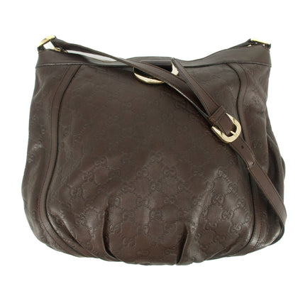 Bolt Boutique Gucci Brown Abby Guccisima Leather Crossbody Bag #7706 — main product shot
