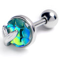BodyCandy 16G 1/4 Mermaid Light Blue Scale Tail Cartilage Tragus Earring — main product shot