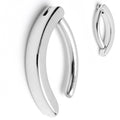 BodyCandy 14G 3/8 ASTM F-136 Implant Grade Titanium Hinged Hoop Belly Ring — main product shot