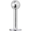 BodyCandy Silver BALL Labret Body Jewelry — main product shot