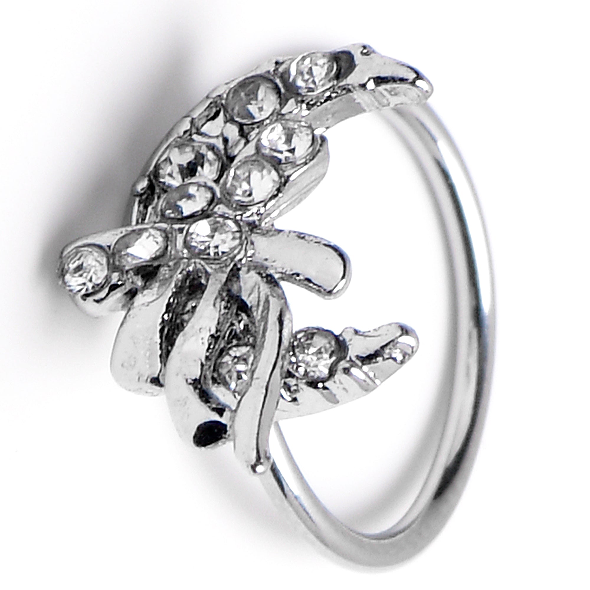 BodyCandy 20G 5/16 Jeweled Paradise Conch Hoop Cartilage Helix Hoop Earring — main product shot