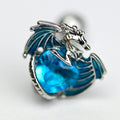 BodyCandy 16G 5/16 Blue CZ Gem Heart Of Dragon Cartilage Tragus Earring — main product shot