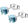 BodyCandy 5mm CZ 925 Sterling Silver March Birthstone Stud Earrings — main product shot