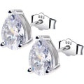 BodyCandy 5mm CZ  Pear 925 Sterling Silver April Birthstone Stud Earrings — main product shot