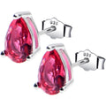 BodyCandy 5mm CZ  Pear 925 Sterling Silver July Birthstone Stud Earrings — main product shot