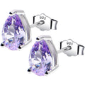 BodyCandy 5mm CZ  Pear 925 Sterling Silver June Birthstone Stud Earrings — main product shot