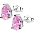 BodyCandy 5mm CZ  Pear 925 Sterling Silver October Birthstone Stud Earrings — main product shot