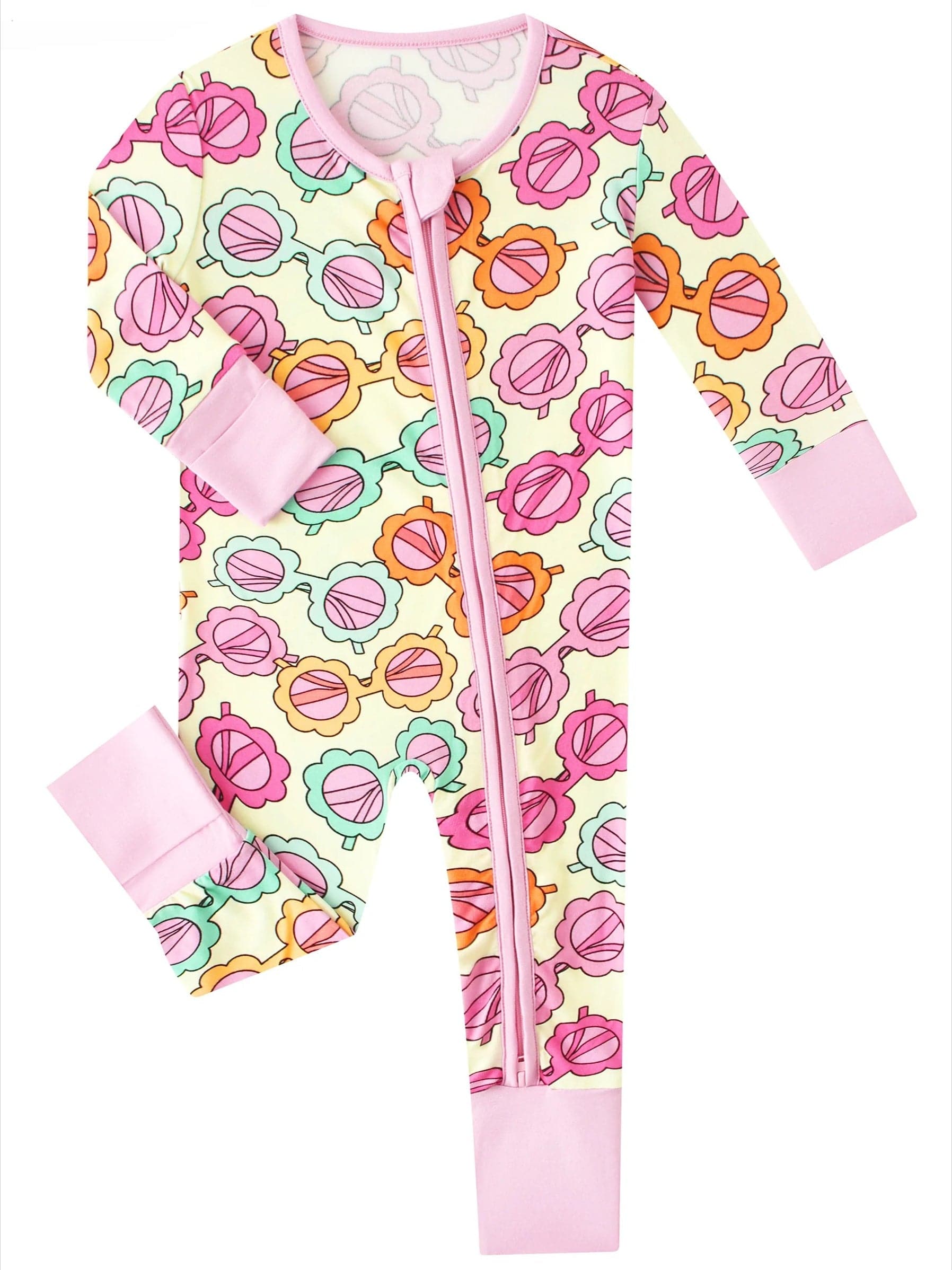 Posh TOT Sassy Shades Bamboo Baby Convertible Zippy Romper — bamboo kids clothing by Charlie's Project Kids