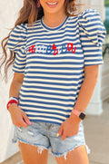Pretty Little Patriot Pretty Little Patriot American Puff Sleeve Top — product category context
