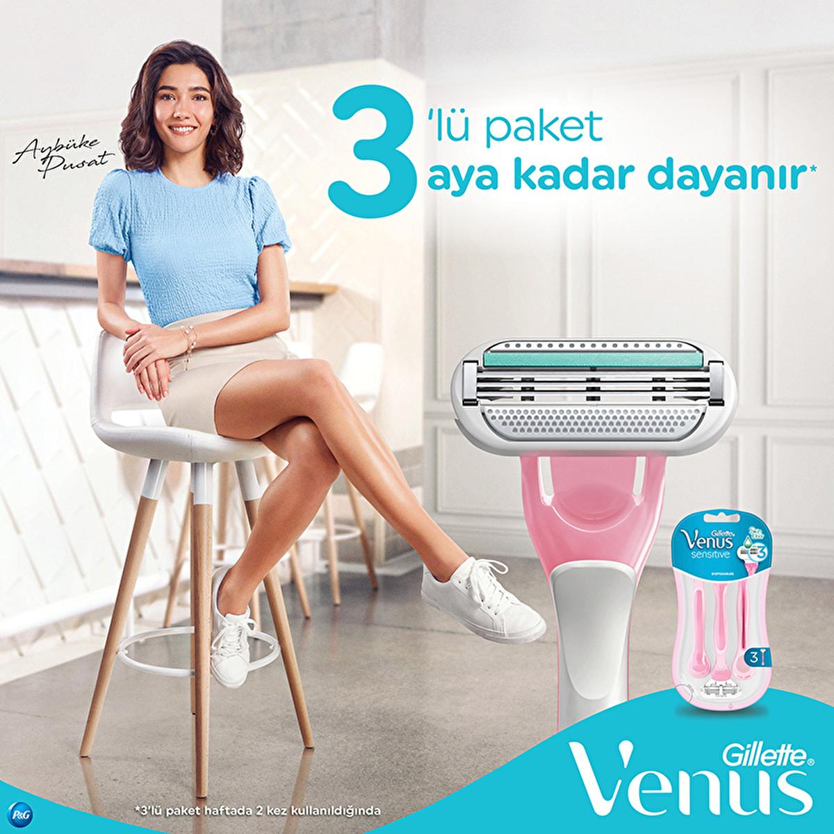 Gillette Venus Sensitive: Women's Razor for Smooth, Irritation-Free Shaving - Designed for Best Razor for Sensitive Skin