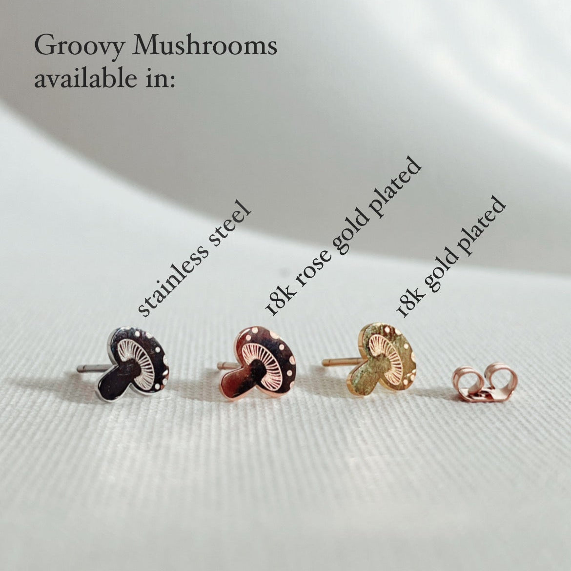 Groovy, funky & fun set- 3 pairs of earring studs – Plant Dosage LLC, view 6