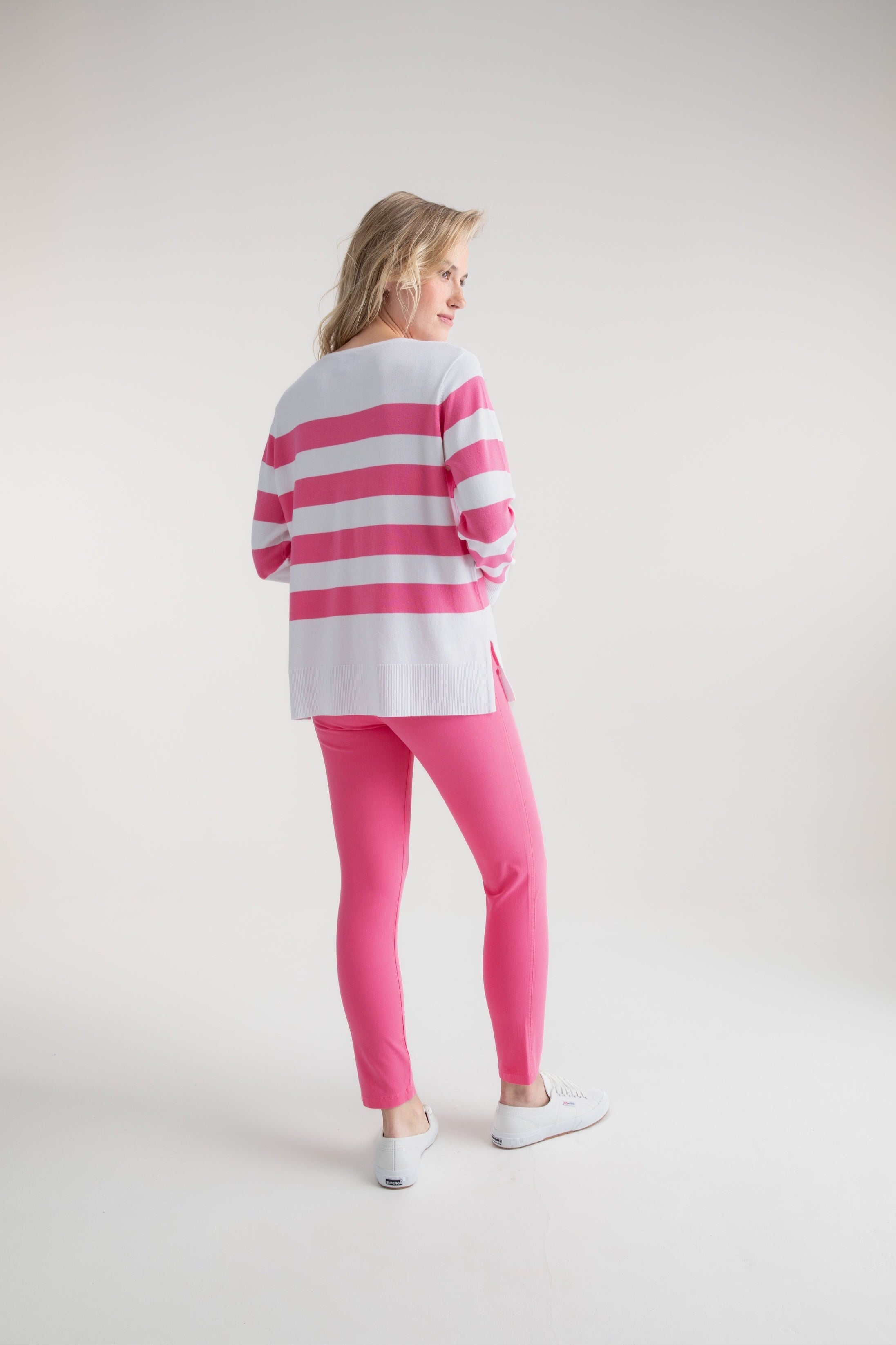 KADOU BOUTIQUE Marble Light Sweater — lifestyle context