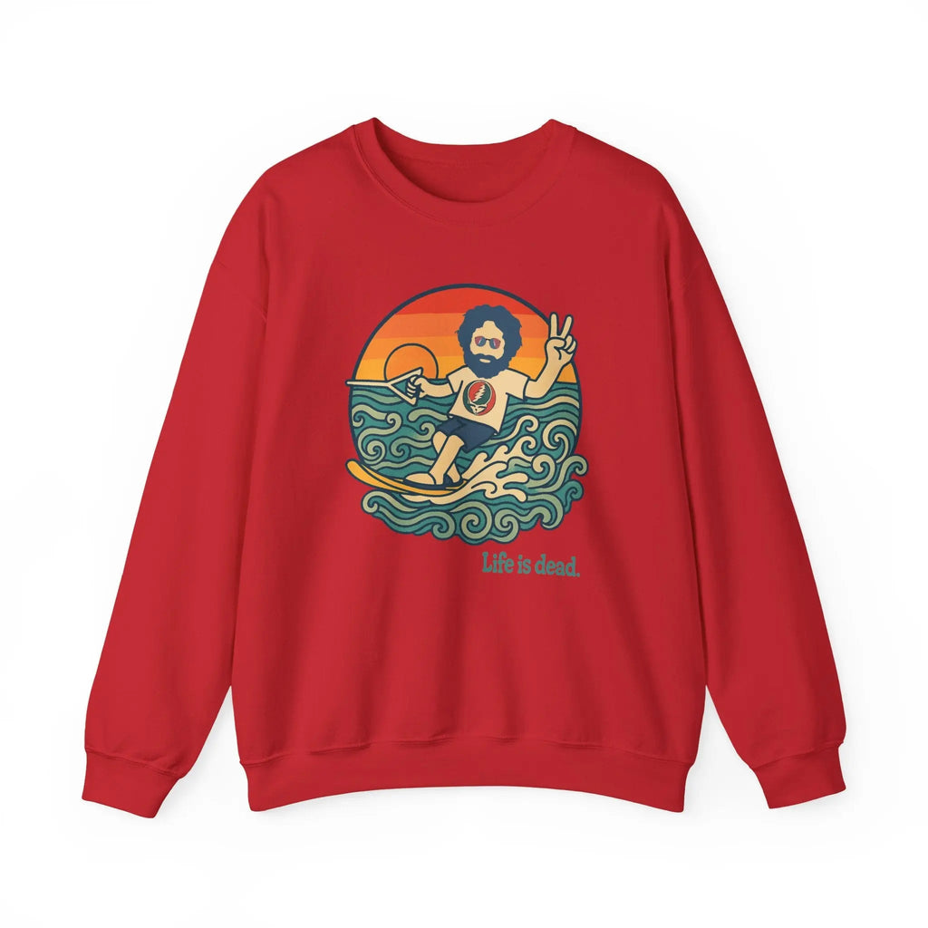 Waterskiin' Jerry Life is Dead Crewneck