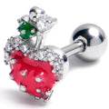BodyCandy 16G 1/4 Clear Gem Glamour Shroom Cartilage Tragus Earring — main product shot