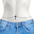 BodyCandy Blue Gem Heart Colorful Butterfly Belly Ring Belly Chain — main product shot