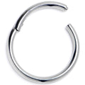 BodyCandy 16G 7/16" Solid G23 Implant Grade Titanium Hinged Segment Ring — main product shot