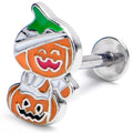 BodyCandy 16G 5/16 Mummy Pumpkin Jack OLantern Labret Monroe Tragus — main product shot