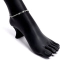 BodyCandy Leaping Dolphins Luxe Stainless Steel Ankle Bracelet — main product shot
