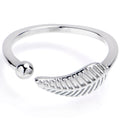BodyCandy A Little Leaf Adjustable Toe Ring — main product shot