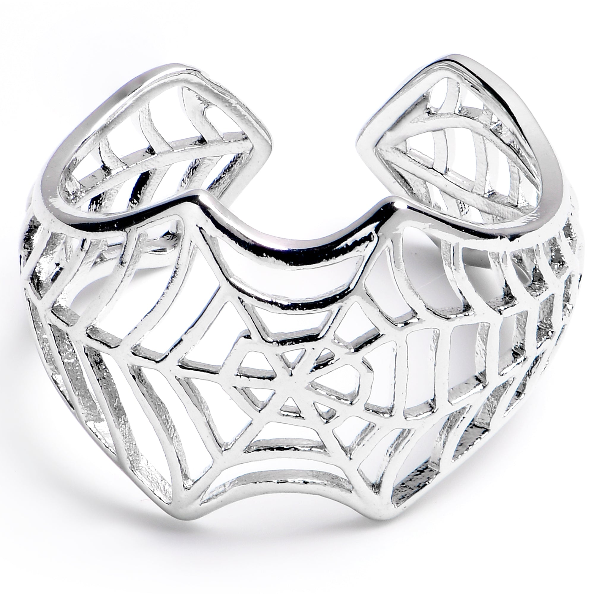 BodyCandy Spider Web Halloween Adjustable Toe Ring — main product shot