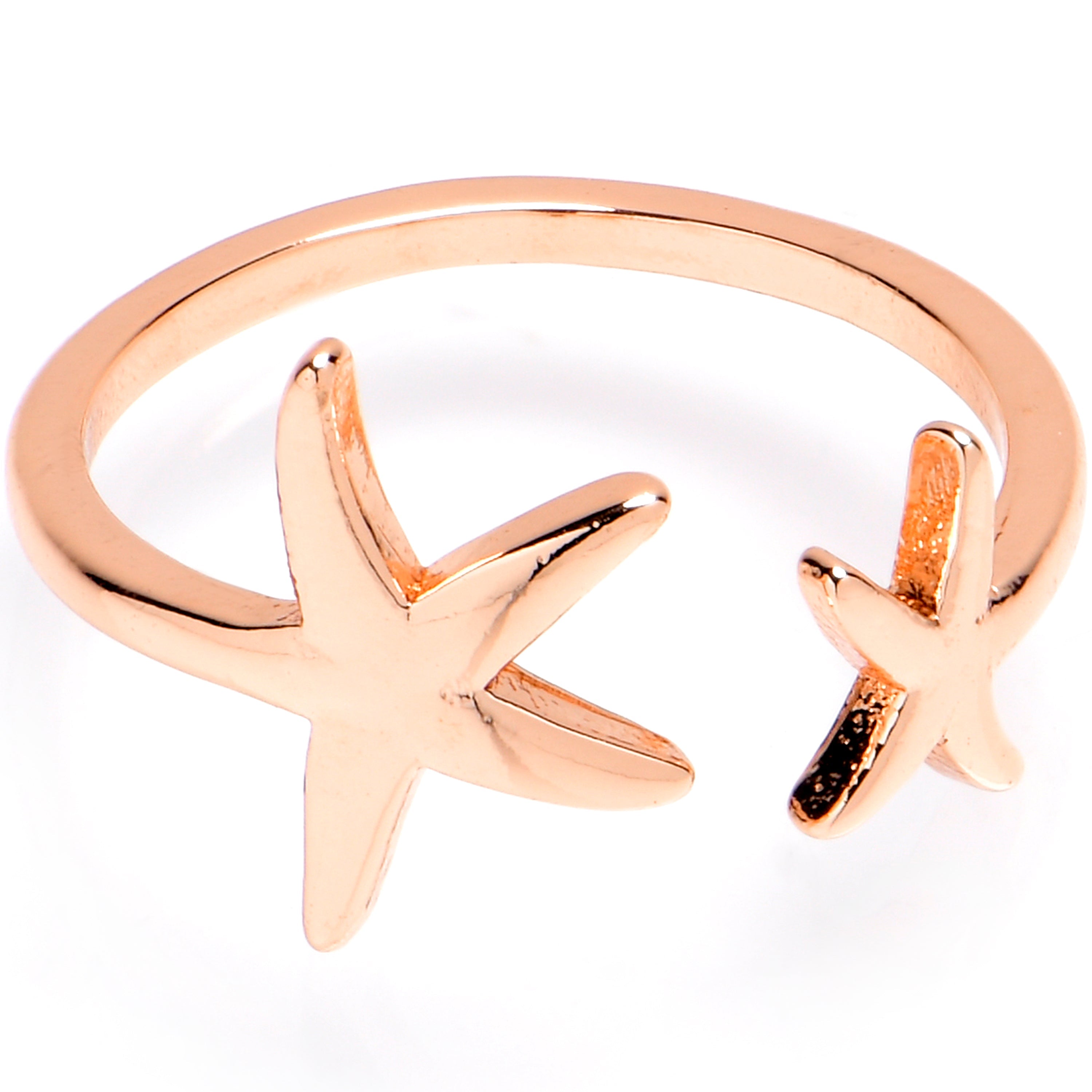 BodyCandy Striking Starfish Rosy Adjustable Toe Ring — main product shot