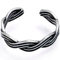 BodyCandy Ribbon Waves Adjustable Toe Ring — main product shot