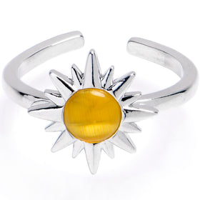 Sweet Sunshine Golden Adjustable Toe Ring